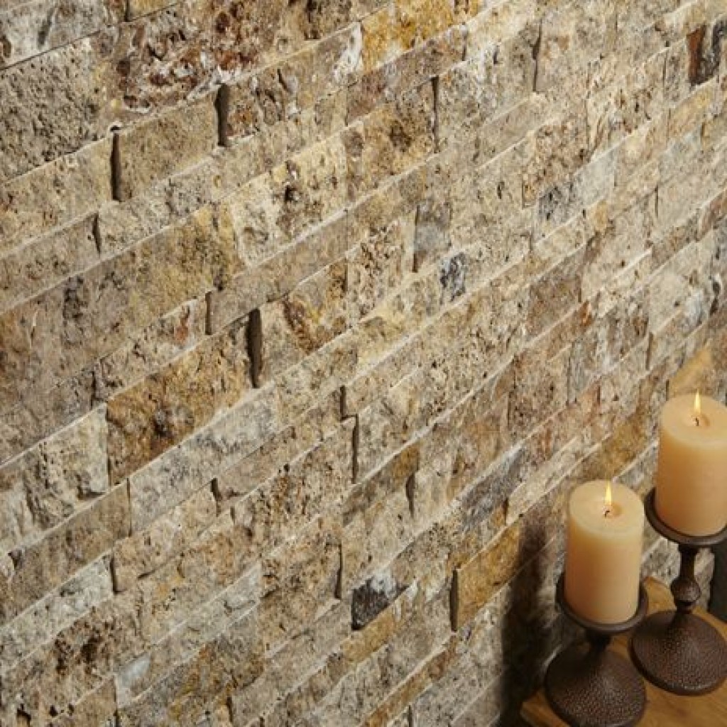 панель из травертина