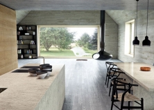 Начало работ по монтажу гранитной брусчатки